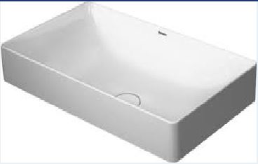 Lavabo 2355600000 Dura Square S/Cubierta Blanco-Duravit