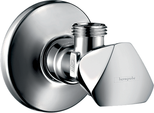 Llave 13902000 Angular E con salida G 3/8 Cromo - Hansgrohe