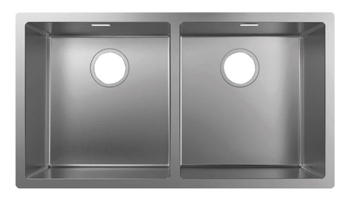 Fregadero 43430800 Doble 76x50x19 Acero Inoxidable-Hansgrohe