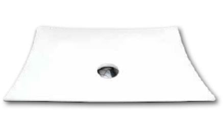 Lavabo Bali Rectangular 60X40X12 Blanco-Castel
