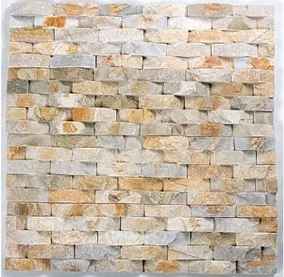Cenefa ZU91 Piedra Natural Desert Gold Quarzite pieza - Daltile