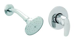 Kit KD002 con Regadera y Monomando Cromo - Dica