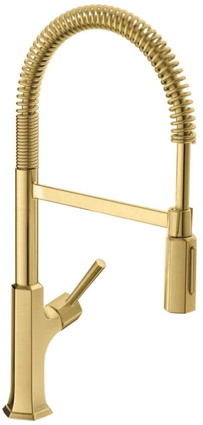 Mezcladora 04851250 Locarno para Fregadero 2Jets Oro Cepillado - Hansgrohe