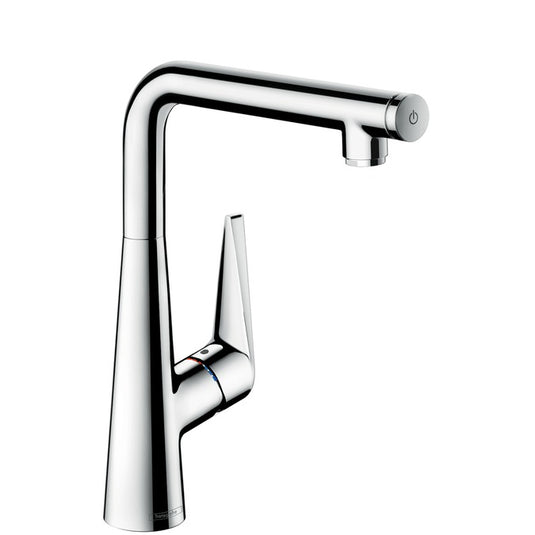 Mezcladora 72801800 Tallis M54 para Fegadero Acero Inoxidable - Hansgrohe