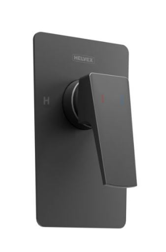 Mezcladora SPG200EB Spiga para Regadera sin Desviador Ebano - Helvex