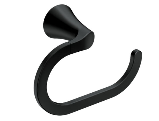 Toallero YB6586BL Danika 2.0 de Argolla Negro Mate - Moen