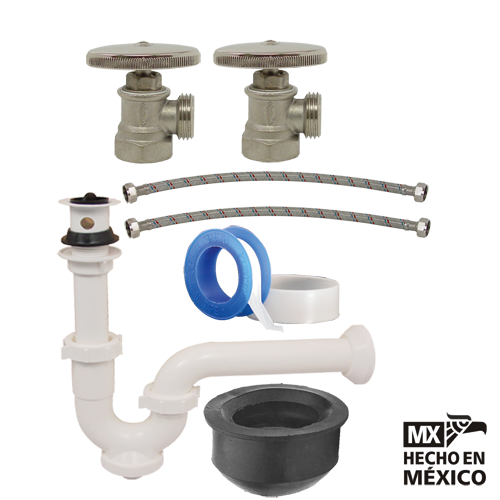 Kit KIT-L1 de Instalación para Mezcladora de Lavabo - Rugo