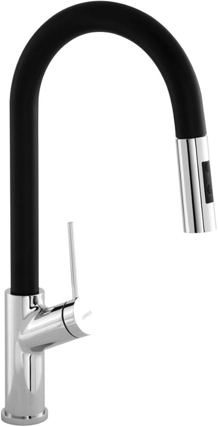 Mezcladora 11.1117.21 para Fregadero Cromo/Negro - Stanza