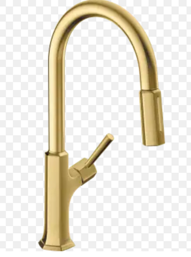 Mezcladora 04851250 Locarno para Fregadero Oro Cepillado-Hansgrohe