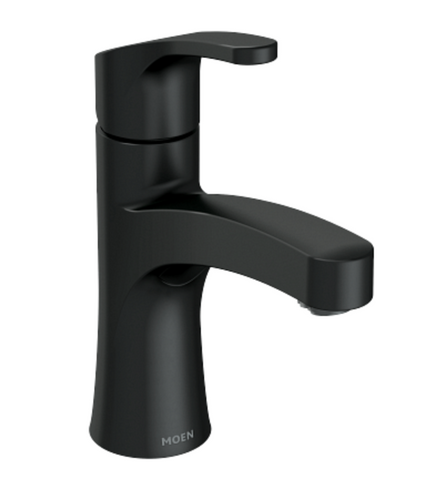 Mezcladora 6470BL Danika 2.0 para Lavabo Negro Mate-Moen