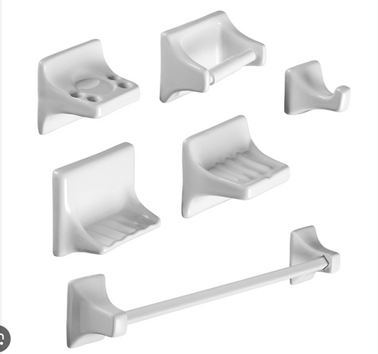 Juego 56000022 de Accesorios Ceramica de Empotrar Blanco-Catp