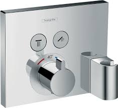 Termostato 15765000 para 2 Salidas Cromo-Hansgrohe